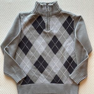 Children’s Place boys Argyle 3/4 zip